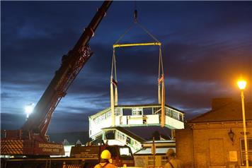 Bridge safely removed to storage